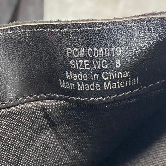 JOURNEE COLLECTION Women's Wide Calf Black Fantasia Over-The-Knee Stiletto Boots - Picture 10 of 10